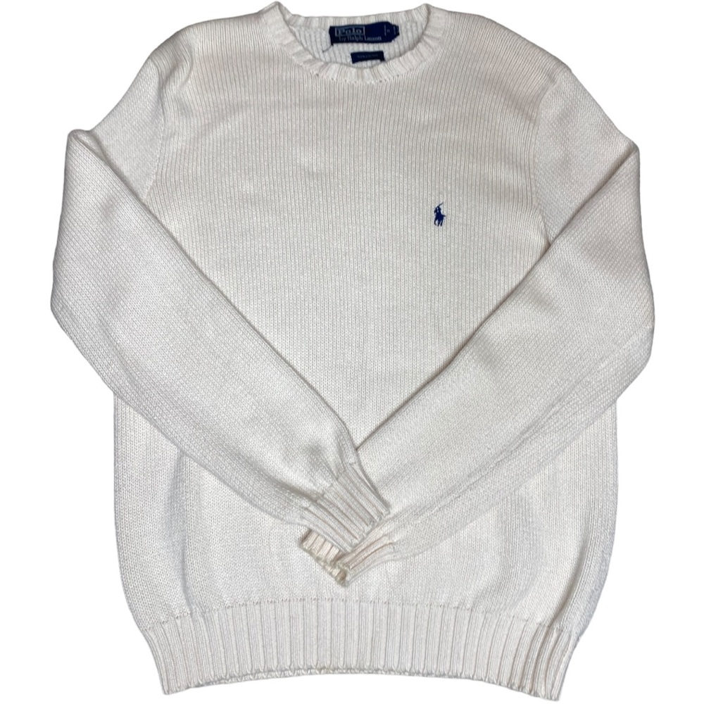 POLO cream cotton sweater!